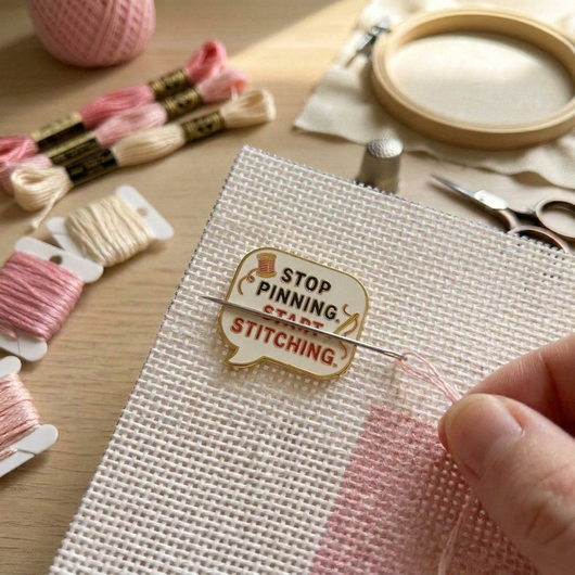 The "Start Stitching" Needle Minder